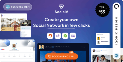 SocialV – Social Network & Community BuddyPress Theme