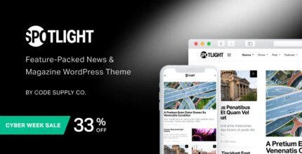 Spotlight – Feature-Packed News & Magazine WordPress Theme