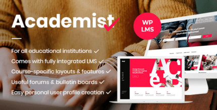 Academist - Education & Learning Management System Theme - GPL Market