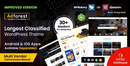 AdForest - Classified Ads WordPress Theme - GPL Market