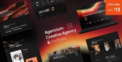 Agencium | Creative Agency & Portfolio WordPress Theme - GPL Market