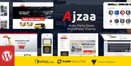 Ajzaa - Auto Parts Store WordPress Theme - GPL Market