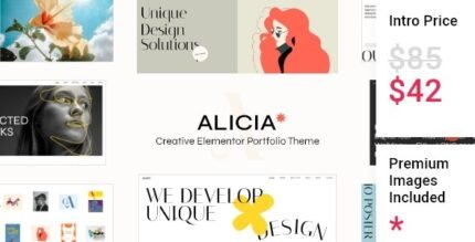 Alicia - Elementor Portfolio Theme - GPL Market