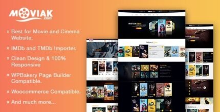 AmyMovie - Movie and Cinema WordPress Theme - GPL Market