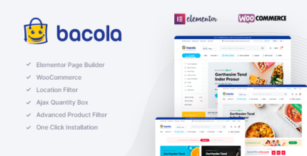 Bacola - Grocery Store and Food eCommerce Theme - GPL Market