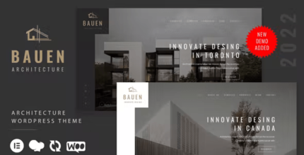 BAUEN - Architecture & Interior Elementor WordPress Theme - GPL Market