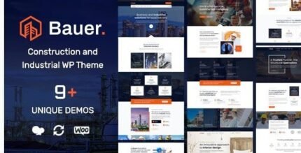 Bauer | Construction and Industrial WordPress Theme - GPL Market