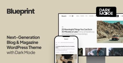 Blueprint - Next-Generation Blog & Magazine Theme - GPL Market