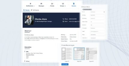 BuddyPress Resume Manager 2.5.3 - GPL Pugins Club