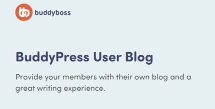 BuddyPress User Blog 1.3.5 - GPL Pugins Club