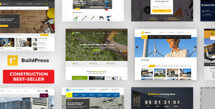 BuildPress - Multi-purpose Construction and Landscape WP Theme - GPL Market