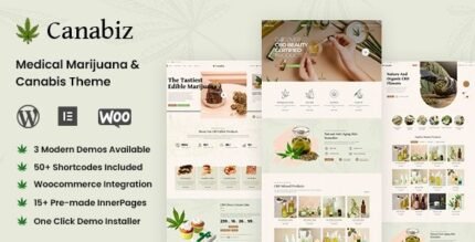 Canabiz 1.0.7 - Weed Medical Marijuana, Cannabis Shop Theme - GPL Pugins Club