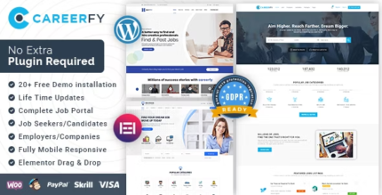 Careerfy - Job Board WordPress Theme - GPL Market