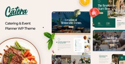 Catera - Catering & Event Planner Wordpress Theme - GPL Market