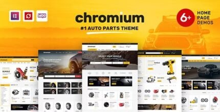 Chromium - Auto Parts Shop WordPress Elementor Theme - GPL Market