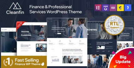 Cleanfin - Finance Consulting WordPress Theme - GPL Market