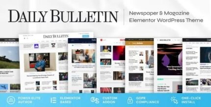 Daily Bulletin - Magazine & Newspaper WordPress Theme - GPL Market