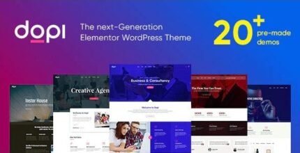 Dopi - Elementor MultiPurpose WordPress Theme - GPL Market