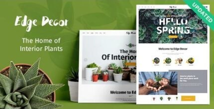 Edge Decor | A Modern Gardening & Landscaping WordPress Theme - GPL Market