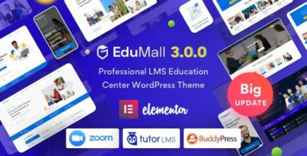 EduMall - Professional LMS Education Center WordPress Theme - GPL Market