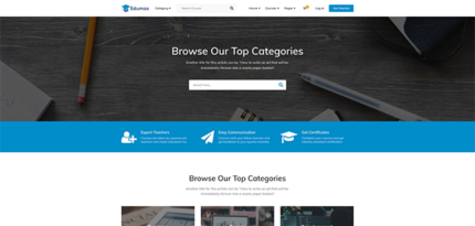 Edumax – Exclusive eLearning solution on WordPress By Themeum