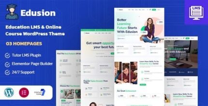 Edusion - Education LMS WordPress Theme - GPL Market