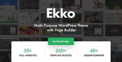 Ekko - Multi-Purpose WordPress Theme with Page Builder - GPL Market