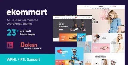 ekommart - All-in-one eCommerce WordPress Theme - GPL Market