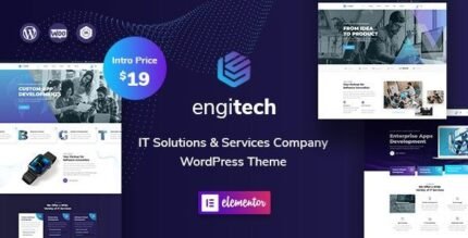 Engitech 1.8.11 - IT Solutions & Services WordPress Theme - GPL Pugins Club