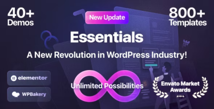 Essentials | Multipurpose WordPress Theme - GPL Market