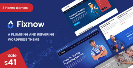 Fixnow – A Perfect Plumbing WordPress Theme