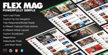 Flex Mag - Responsive WordPress News Theme - GPL Market