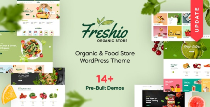 Freshio - Organic & Food Store WordPress Theme - GPL Market