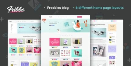 Fribbo - Freebies Blog WordPress Theme - GPL Market