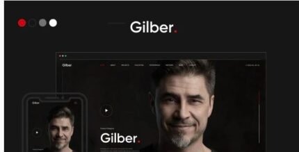 Gilber - Personal CV/Resume WordPress Theme - GPL Market