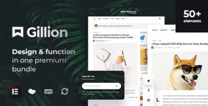 Gillion | Multi-Concept Blog/Magazine & Shop WordPress AMP Theme - GPL Market