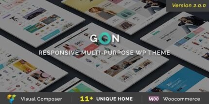 Gon 2.4.3 - Responsive Multi-Purpose WordPress Theme - GPL Pugins Club