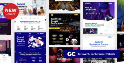 Grand Conference | Event WordPress Theme - GPL Market