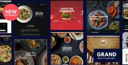 Grand Restaurant WordPress 7.0.3 - GPL Pugins Club