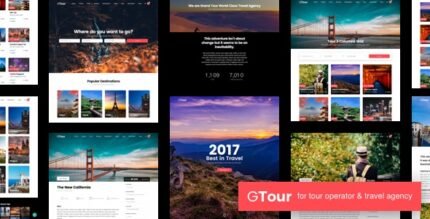 Grand Tour | Travel Agency WordPress - GPL Market