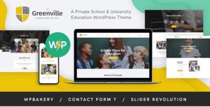 Greenville | Private School & University Education WordPress Theme - GPL Market