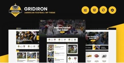 Gridiron | American Football & NFL Superbowl Team WordPress Theme - GPL Market