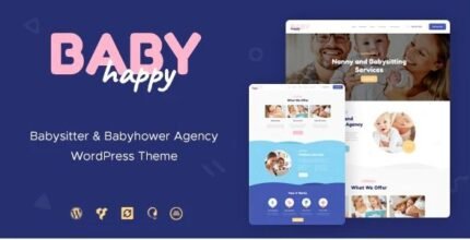 Happy Baby | Nanny & Babysitting Services Children WordPress Theme - GPL Market