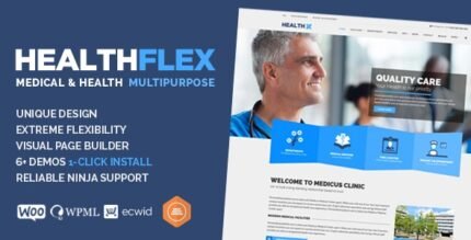 HEALTHFLEX - Doctor Medical Clinic & Health WordPress Theme - GPL Market