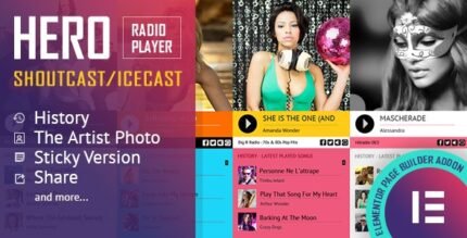 Hero 2.8.1 - Shoutcast and Icecast Radio Player - GPL Pugins Club