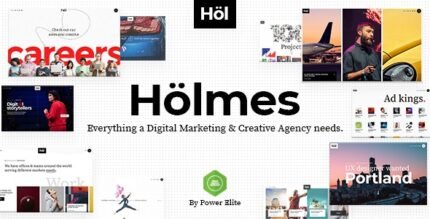 Holmes - Digital Agency Theme - GPL Market