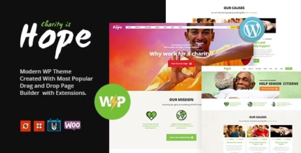 Hope | Non-Profit, Charity & Donations WordPress Theme + RTL - GPL Market