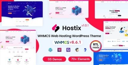 Hostix - Hosting WHMCS WordPress Theme - GPL Market