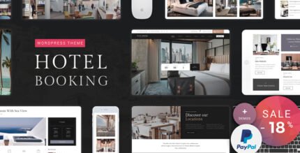 Hotel Booking - Hotel WordPress Theme - GPL Market