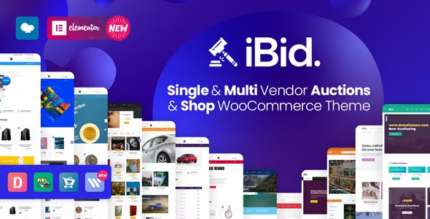 iBid - Multi Vendor Auctions WooCommerce Theme - GPL Market